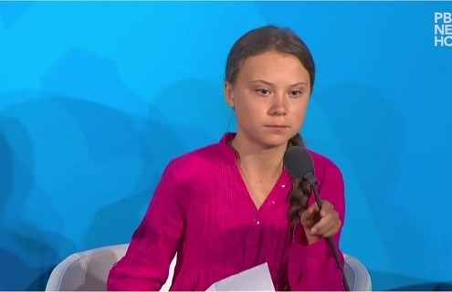 Photo of Greta Thunberg